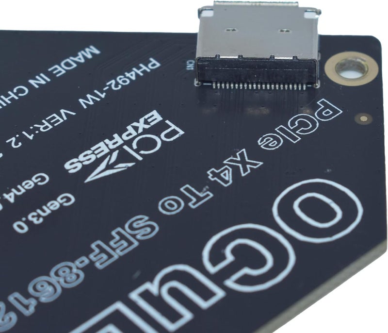 LetLinkSo PCIe 4.0 x4 to Oculink External SFF-8612 Adapter Card for eGPU Dock Mimi Pc - Image 4